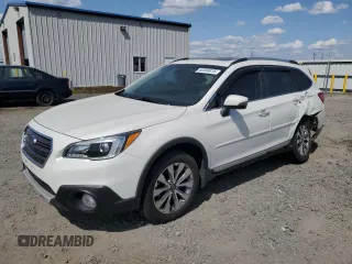 2017 Subaru Outback Touring z VIN 4S4BSATC6H3256454, wystawiony jako Copart lot #60566815 z przebiegiem 80 683 mil mil oraz Szkoda całkowita • Salvage title. Historia ofert i sprzedaży dostępna na DreamBid. Obrazek 1.