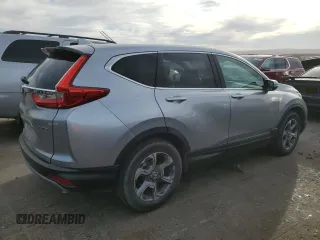 2019 Honda CR-V EX with VIN 7FARW2H55KE046580, listed as a Copart auction lot 48546415 with 53,147 mi miles and Salvage Title. Bid and sale history available at carsss.com. Image 3.