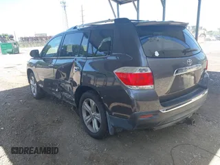 2013 Toyota Highlander Limited with VIN 5TDDK3EH2DS272953, listed as a IAAI auction lot 42582802 with 144,482 mi miles and . Bid and sale history available at DreamBid. Image 3.