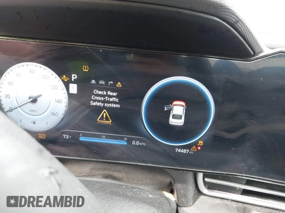 2024 Hyundai Elantra SEL with VIN KMHLS4DG0RU643875, listed as a IAAI auction lot 42496674 with 74,487 mi miles and . Bid and sale history available at DreamBid. Image 16.