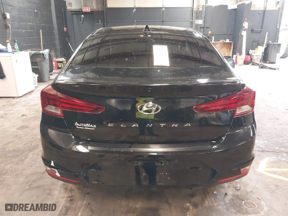 2019 Hyundai Elantra SEL with VIN 5NPD84LF1KH467449, listed as a IAAI auction lot 41693597 with 76,959 mi miles. Bid and sale history available at carsss.com. Image 15.