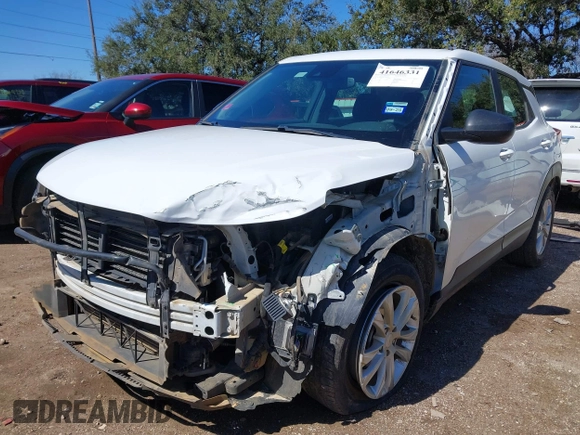 2023 Chevrolet TrailBlazer LS with VIN KL79MMS2XPB205645, listed as a IAAI auction lot 41646331 with 59,391 mi miles and . Bid and sale history available at DreamBid. Image 6.