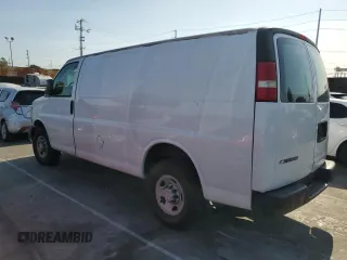 2008 Chevrolet Express Cargo Van with VIN 1GCGG25C581167937, listed as a Copart auction lot 52174855 with 186,959 mi miles and Salvage Title. Bid and sale history available at carsss.com. Image 2.