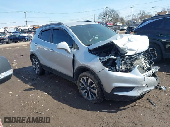 2021 Buick Encore Preferred with VIN KL4CJESB7MB342247, listed as a IAAI auction lot 41780707 with 28,001 mi miles. Bid and sale history available at carsss.com. Image 1.