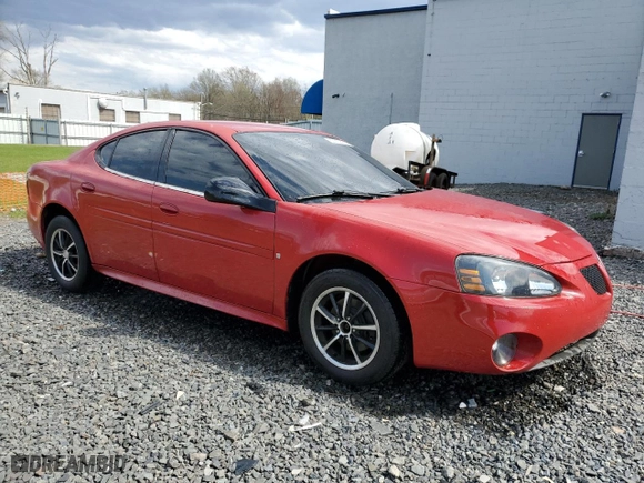 2008 Pontiac Grand Prix with VIN 2G2WP552381131361, listed as a Copart auction lot 53310555 with 143,980 mi miles and Salvage Title. Bid and sale history available at carsss.com. Image 4.