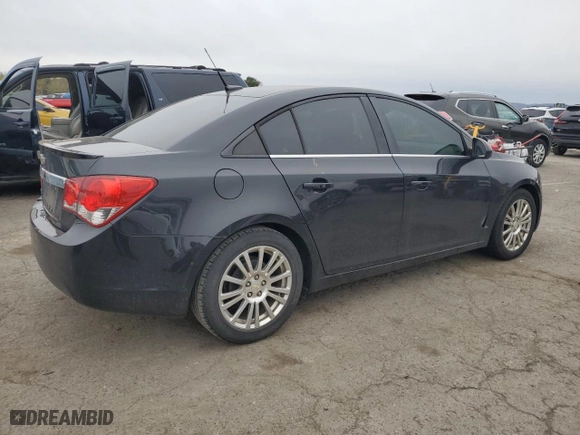 2014 Chevrolet Cruze ECO with VIN 1G1PH5SB7E7167403, listed as a Copart auction lot 52596345 with 113,379 mi miles and Salvage Title. Bid and sale history available at carsss.com. Image 3.