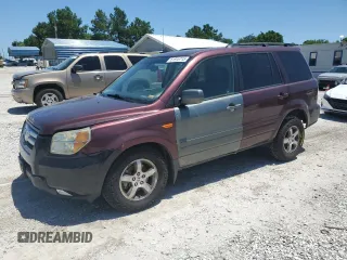 2007 Honda Pilot EX-L with VIN 2HKYF18567H501611, listed as a Copart auction lot 61916715 with 221,045 mi miles and Clean title. Bid and sale history available at DreamBid. Image 1.