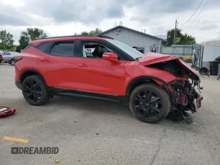 2021 Chevrolet Blazer RS z VIN 3GNKBKRS5MS500535, wystawiony jako Copart lot #59502815 z przebiegiem Nie podano mil oraz Szkoda całkowita • Salvage title. Historia ofert i sprzedaży dostępna na DreamBid. Obrazek 4.