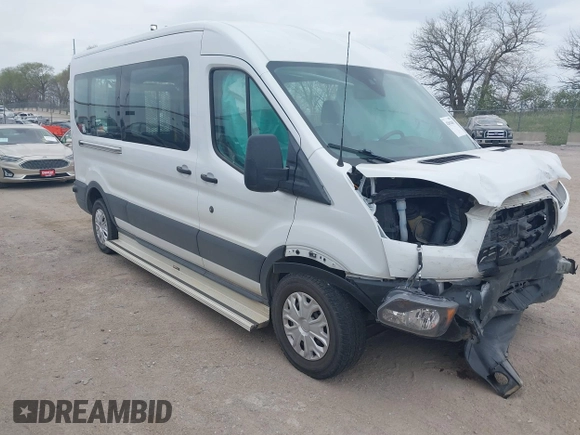 2019 Ford Transit with VIN 1FTYR2CM3KKA06742, listed as a IAAI auction lot 42062863 with 96,461 mi miles. Bid and sale history available at carsss.com. Image 1.