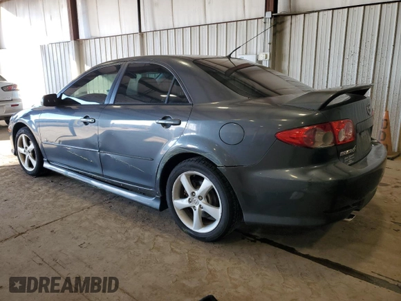 2005 Mazda 6 Sport S with VIN 1YVHP80D555M50599, listed as a Copart auction lot 46394155 with 98,392 mi miles and Salvage Title. Bid and sale history available at DreamBid. Image 2.