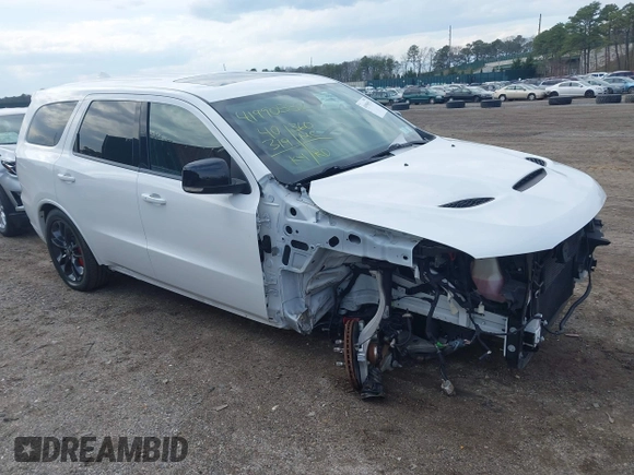2022 Dodge Durango R/T with VIN 1C4SDJCT1NC223078, listed as a IAAI auction lot 41990552 with 40,319 mi miles and . Bid and sale history available at DreamBid. Image 1.