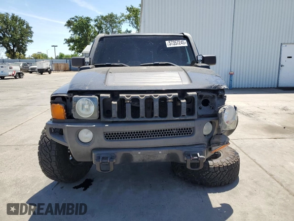 2007 Hummer H3 SUV z VIN 5GTDN13E978192698, wystawiony jako Copart lot #57357245 z przebiegiem 213 079 mil mil oraz Szkody całkowita. Historia ofert i sprzedaży dostępna na DreamBid. Obrazek 5.