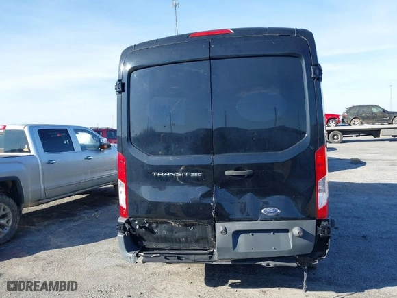 2016 Ford Transit Cargo Van with VIN 1FTYR2CM0GKB51759, listed as a IAAI auction lot 41602091 with 158,997 mi miles. Bid and sale history available at carsss.com. Image 16.