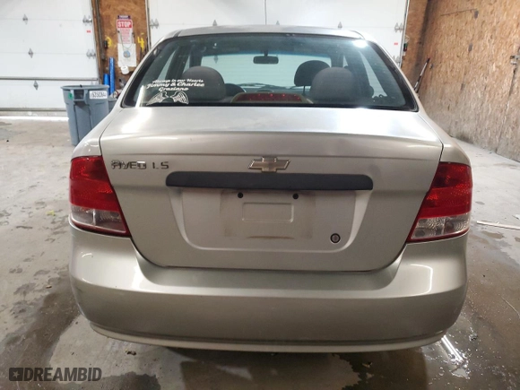 2004 Chevrolet Aveo LS with VIN KL1TJ52624B223151, listed as a Copart auction lot 67754564 with 105,356 mi miles and Salvage Title. Bid and sale history available at carsss.com. Image 6.