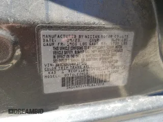 2024 Nissan Versa S with VIN 3N1CN8DV4RL817073, listed as a Copart auction lot 52411865 with 34,464 mi miles and Salvage Title. Bid and sale history available at carsss.com. Image 15.