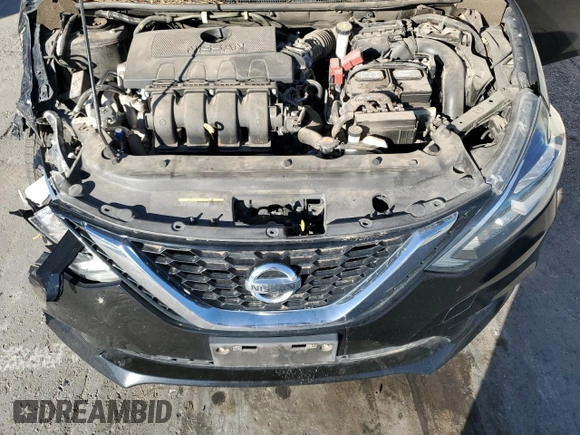 2019 Nissan Sentra SV with VIN 3N1AB7AP1KY400356, listed as a Copart auction lot 82447884 with 74,251 mi miles and Salvage Title. Bid and sale history available at DreamBid. Image 11.