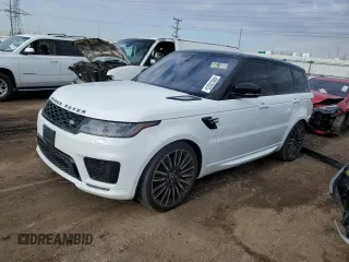 2019 Land Rover Range Rover Sport HSE with VIN SALWR2RV0KA842014, listed as a Copart auction lot 49833525 with 79,304 mi miles and Salvage Title. Bid and sale history available at carsss.com. Image 1.