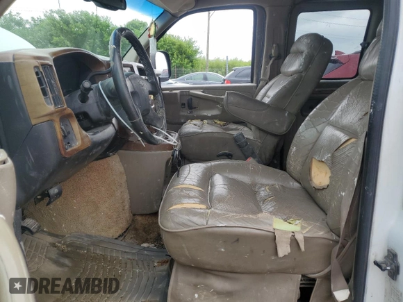 2003 Chevrolet Express Cargo YF7 Upfitter with VIN 1GBFG15T731232886, listed as a Copart auction lot 63531595 with 172,523 mi miles and Salvage title. Bid and sale history available at DreamBid. Image 7.