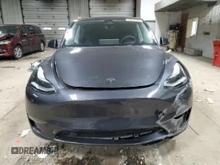 2024 Tesla Model Y Long Range with VIN 7SAYGDEE1RA254860, listed as a Copart auction lot 50750225 with 12,343 mi miles and Salvage Title. Bid and sale history available at DreamBid. Image 5.