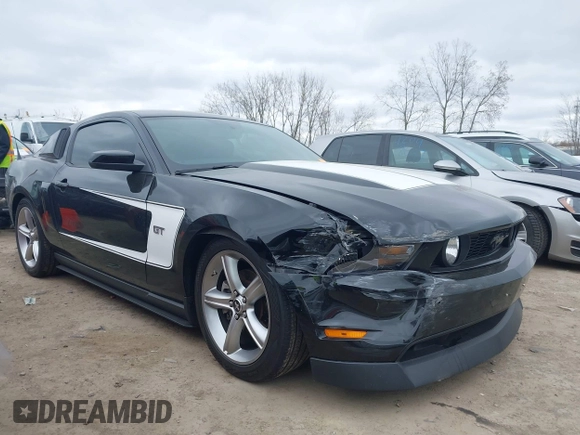 2010 Ford Mustang GT with VIN 1ZVBP8CHXA5134181, listed as a IAAI auction lot 42042405 with 58,611 mi miles. Bid and sale history available at carsss.com. Image 1.