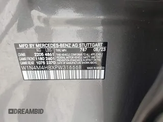 2023 Mercedes-Benz GLB 250 с VIN W1N4M4HBXPW316668, выставлен на аукционе IAAI как лот 42015948 с пробегом 16 893 миль миль и . История ставок и продаж доступна на DreamBid. Изображение 8.