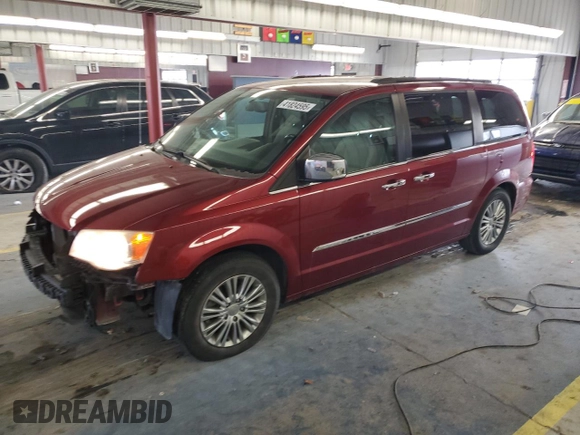 2014 Chrysler Town & Country Touring L 30th Anniversary with VIN 2C4RC1CG3ER107327, listed as a Copart auction lot 50154815 with 144,356 mi miles and Non Repairable. Bid and sale history available at DreamBid. Image 1.