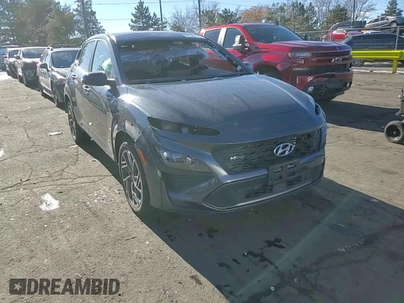2022 Hyundai Kona N Line with VIN KM8K3CA39NU755119, listed as a Copart auction lot 87540755 with 37,020 mi miles and Clean Title. Bid and sale history available at carsss.com. Image 10.