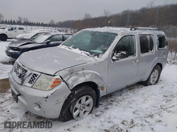 2010 Nissan Pathfinder SE with VIN 5N1AR1NB3AC607256, listed as a IAAI auction lot 41308001 with 194,457 mi miles and . Bid and sale history available at DreamBid. Image 17.
