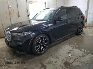 2019 BMW X7 xDrive40i z VIN 5UXCW2C5XKL087839, wystawiony jako Copart lot #51785505 z przebiegiem Nie podano mil oraz Szkoda całkowita • Salvage title. Historia ofert i sprzedaży dostępna na DreamBid. Obrazek 1.