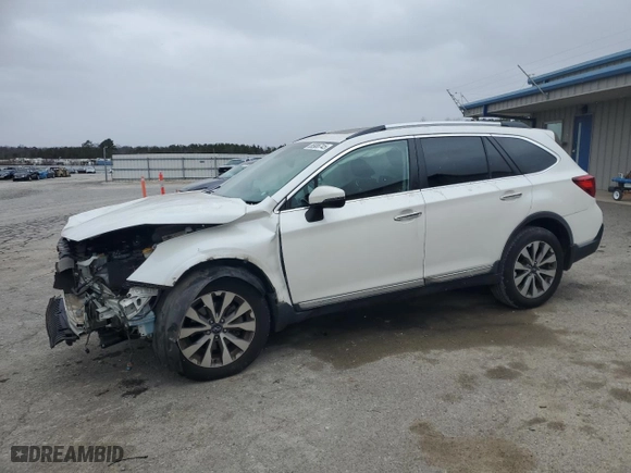 2018 Subaru Outback Touring with VIN 4S4BSATC4J3308590, listed as a Copart auction lot 88986745 with 106,823 mi miles and Salvage Title. Bid and sale history available at carsss.com. Image 1.