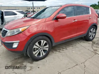 2013 Kia Sportage EX with VIN KNDPCCA2XD7542288, listed as a Copart auction lot 58819995 with 125,315 mi miles and Salvage title. Bid and sale history available at DreamBid. Image 1.