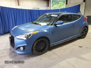 2016 Hyundai Veloster Turbo with VIN KMHTC6AE3GU262143, listed as a Copart auction lot 64102865 with 108,877 mi miles and Salvage title. Bid and sale history available at DreamBid. Image 1.