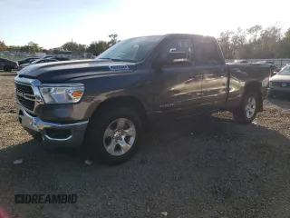 2021 Ram 1500 Big Horn with VIN 1C6RRFBG7MN773509, listed as a Copart auction lot 85092254 with 93,001 mi miles and Salvage Title. Bid and sale history available at carsss.com. Image 1.