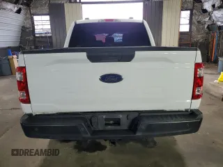2022 Ford F-150 XL with VIN 1FTFW1E57NKD28966, listed as a Copart auction lot 55878125 with 77,121 mi miles and Salvage title. Bid and sale history available at DreamBid. Image 6.