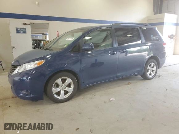 2014 Toyota Sienna LE AAS with VIN 5TDKK3DC7ES451097, listed as a Copart auction lot 55211105 with 251,705 mi miles and Salvage Title. Bid and sale history available at DreamBid. Image 1.