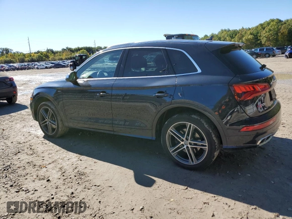 2018 Audi SQ5 Premium Plus with VIN WA1A4AFY7J2249312, listed as a Copart auction lot 74194984 with 80,446 mi miles and Salvage Title. Bid and sale history available at DreamBid. Image 2.