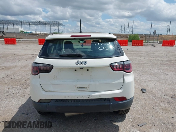 2018 Jeep Compass Sport with VIN 3C4NJCAB3JT263298, listed as a IAAI auction lot 42218194 with 104,604 mi miles and . Bid and sale history available at DreamBid. Image 15.