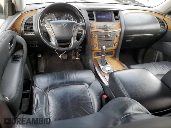 2012 Infiniti QX56 8-passenger with VIN JN8AZ2ND6C9716343, listed as a Copart auction lot 56209835 with 212,249 mi miles and Clean Title. Bid and sale history available at DreamBid. Image 8.