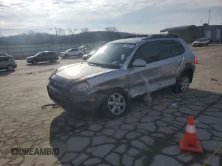 2005 Hyundai Tucson GLS with VIN KM8JN12D25U185773, listed as a Copart auction lot 46890375 with 137,898 mi miles and Salvage Title. Bid and sale history available at carsss.com. Image 1.