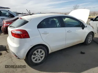 2015 Kia Rio LX with VIN KNADM5A3XF6515425, listed as a Copart auction lot 45527105 with 110,255 mi miles and Clean Title. Bid and sale history available at carsss.com. Image 3.