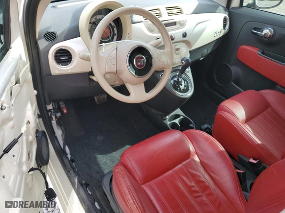 2012 FIAT 500 Gucci with VIN 3C3CFFER2CT213114, listed as a Copart auction lot 50726925 with 64,254 mi miles and Salvage Title. Bid and sale history available at carsss.com. Image 8.