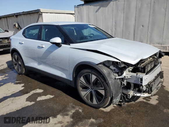 2023 Polestar 2 with VIN YSMEG3KA0PL146789, listed as a Copart auction lot 78256274 with 41,038 mi miles and Salvage Title. Bid and sale history available at carsss.com. Image 4.