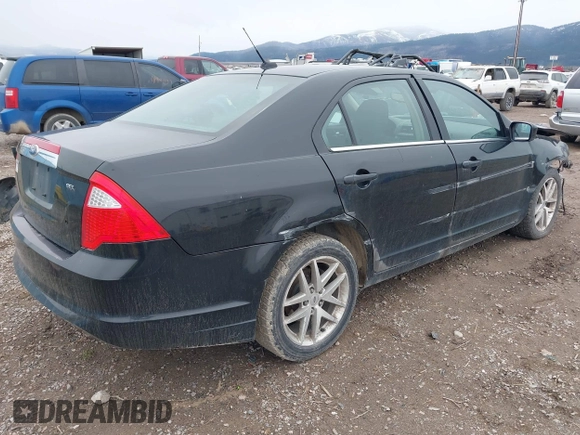 2010 Ford Fusion SEL with VIN 3FAHP0JA6AR385965, listed as a IAAI auction lot 41908808 with 130,436 mi miles. Bid and sale history available at carsss.com. Image 4.