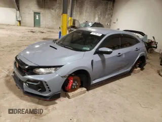 2021 Honda Civic Type R Touring z VIN SHHFK8G74MU204232, wystawiony jako Copart lot #44796705 z przebiegiem Nie podano mil oraz Szkoda całkowita • Salvage title. Historia ofert i sprzedaży dostępna na DreamBid. Obrazek 1.