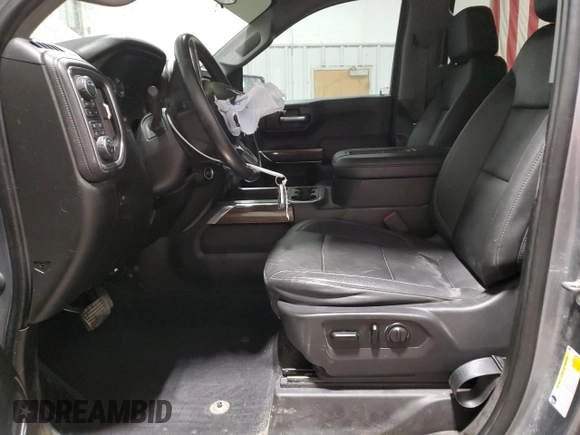 2021 Chevrolet Silverado 1500 LT Trail Boss with VIN 1GCPYFEL6MZ230298, listed as a Copart auction lot 48771285 with 76,370 mi miles and Salvage Title. Bid and sale history available at DreamBid. Image 7.