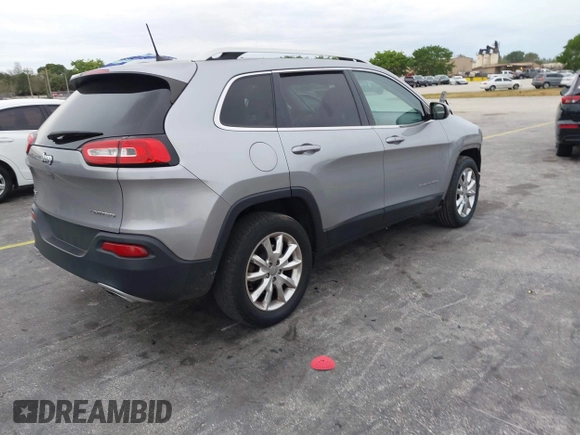 2017 Jeep Cherokee Limited with VIN 1C4PJMDS4HW613200, listed as a IAAI auction lot 41638978 with 81,356 mi miles. Bid and sale history available at carsss.com. Image 4.