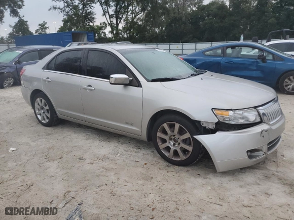 2007 Lincoln MKZ with VIN 3LNHM26T67R662112, listed as a Copart auction lot 76933334 with 159,130 mi miles and Salvage Title. Bid and sale history available at carsss.com. Image 4.