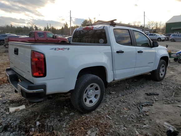 2021 Chevrolet Colorado 4WD Work Truck with VIN 1GCGTBEN3M1130067, listed as a Copart auction lot 80538984 with 54,124 mi miles and Salvage title. Bid and sale history available at DreamBid. Image 3.
