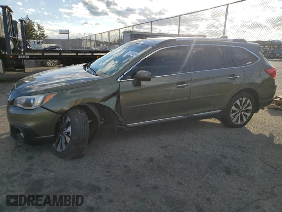 2017 Subaru Outback Touring z VIN 4S4BSATC0H3324215, wystawiony jako Copart lot #77814384 z przebiegiem 128 381 mil mil oraz Szkoda całkowita • Salvage title. Historia ofert i sprzedaży dostępna na DreamBid. Obrazek 1.