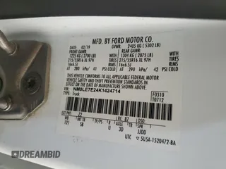 2019 Ford Transit Connect XL с VIN NM0LE7E24K1424714, выставлен на аукционе Copart как лот 48864765 с пробегом Не указан миль и Списание • Salvage title. История ставок и продаж доступна на DreamBid. Изображение 13.